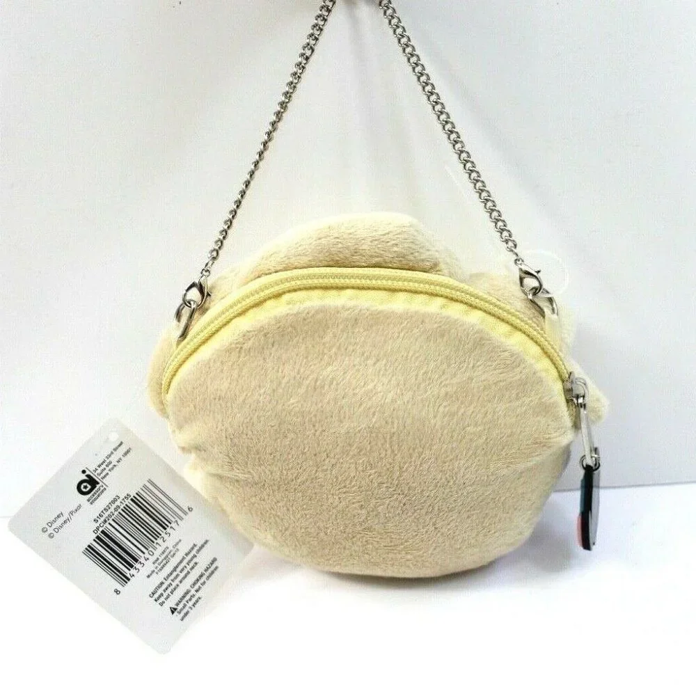 Disney Frozen Elsa tsum tsum Yellow Plush Purse Bag Chain Strap